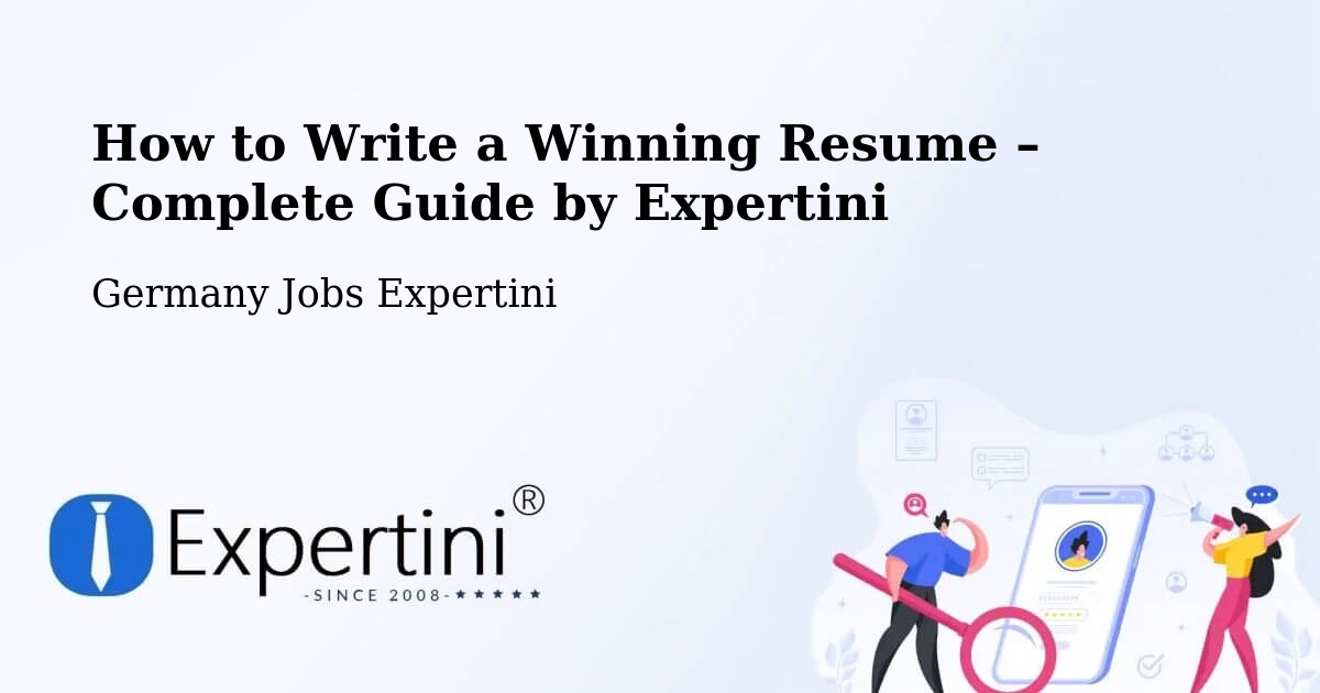 Resume Writing Guide for Job Seekers – Willebadessen - Willebadessen, Germany Jobs Expertini